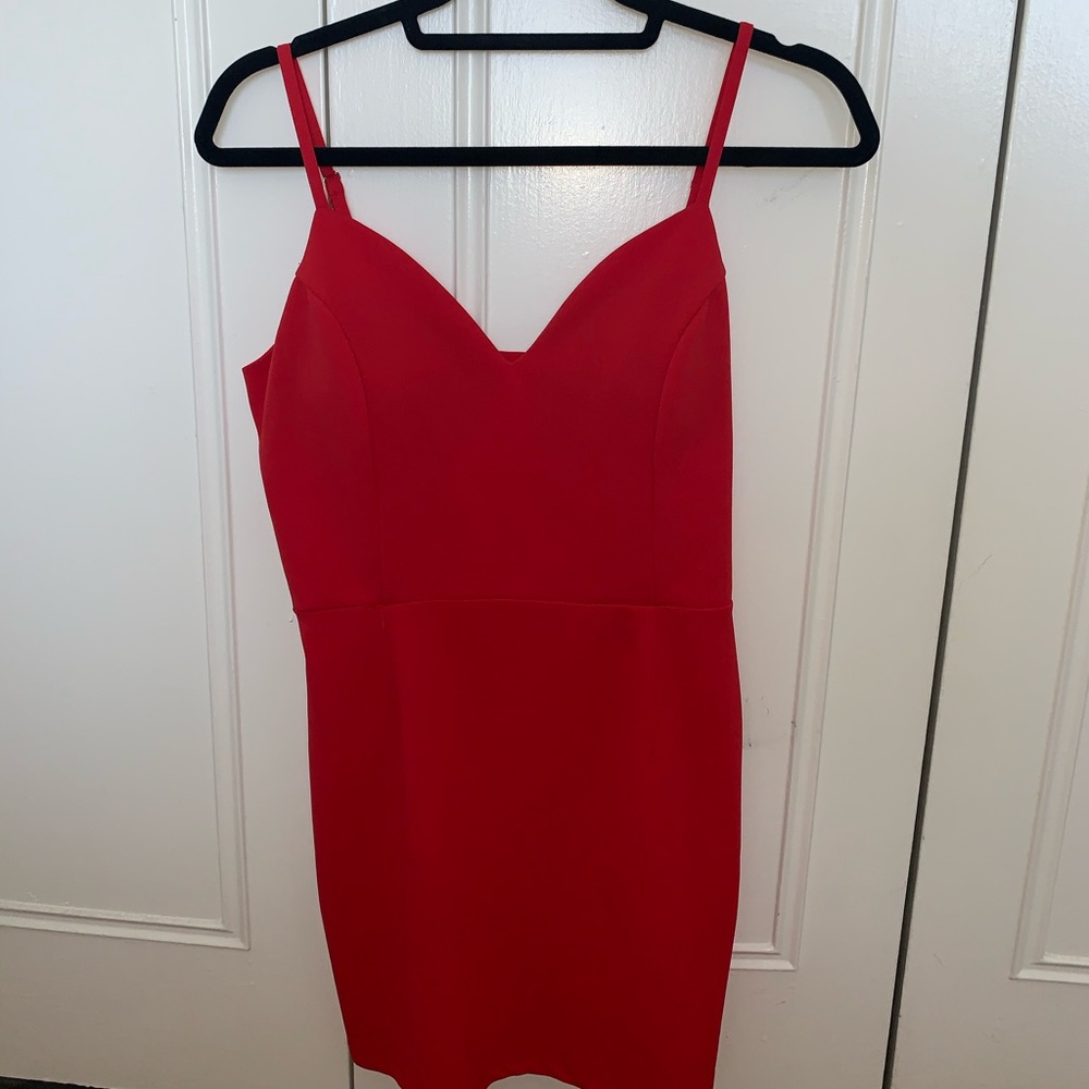 Red Rhinestone Dress (worn once) - Picture 2 of 2